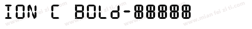 ION C Bold字体转换